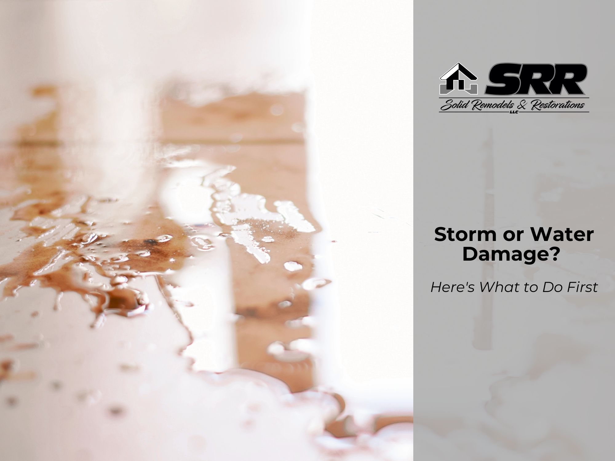 Storm or Water Damage? Here's What to Do First